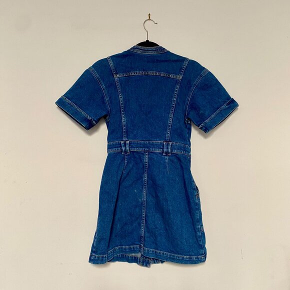 Sezane: Paulette Dress in Denim - Picture 3 of 4